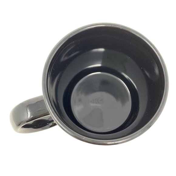 Disney Minnie Mouse Line Art Multi Color Neon On Black Mug Lin Yi - Picture 3 of 5